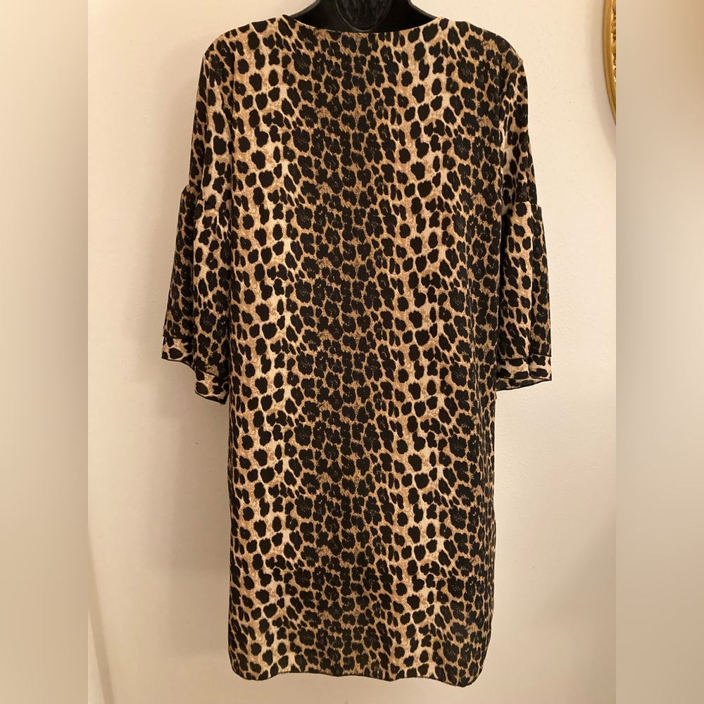 NEW Leopard Sheath Cocktail Dress Animal Print Sexy Formal Designer Resortwear - Picture 10 of 17